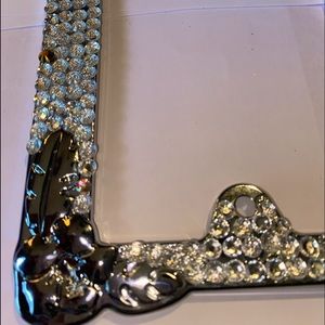Bedazzled Car Tag Cover
